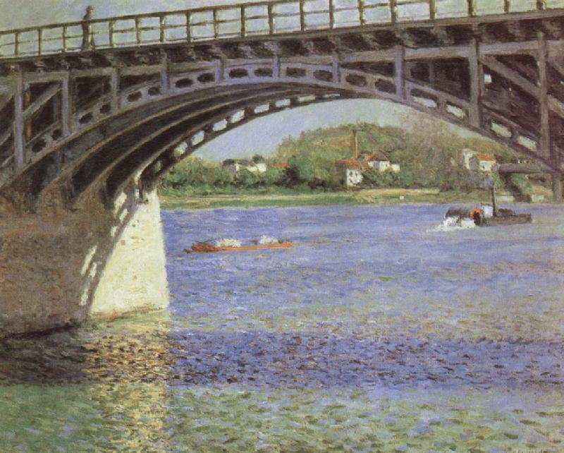 Gustave Caillebotte The Bridge at Argenteuil and the Seine china oil painting image